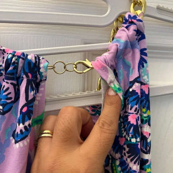 Lilly Pulitzer Bowen chain link top M - Picture 8 of 8